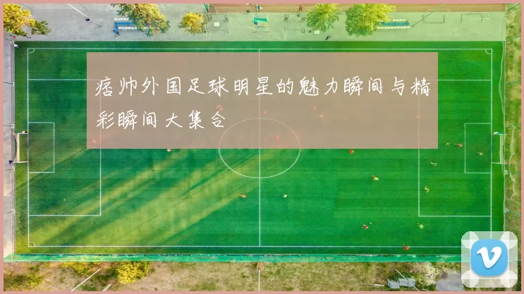 痞帅外国足球明星的魅力瞬间与精彩瞬间大集合