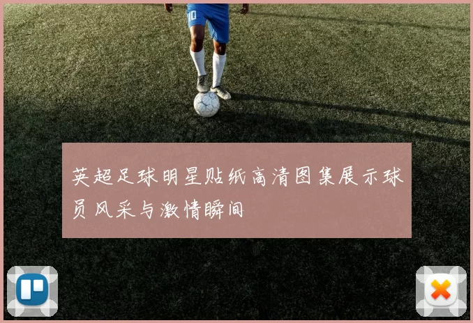 英超足球明星贴纸高清图集展示球员风采与激情瞬间