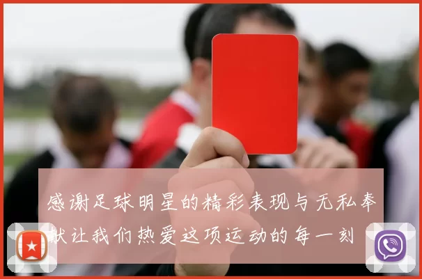 感谢足球明星的精彩表现与无私奉献让我们热爱这项运动的每一刻