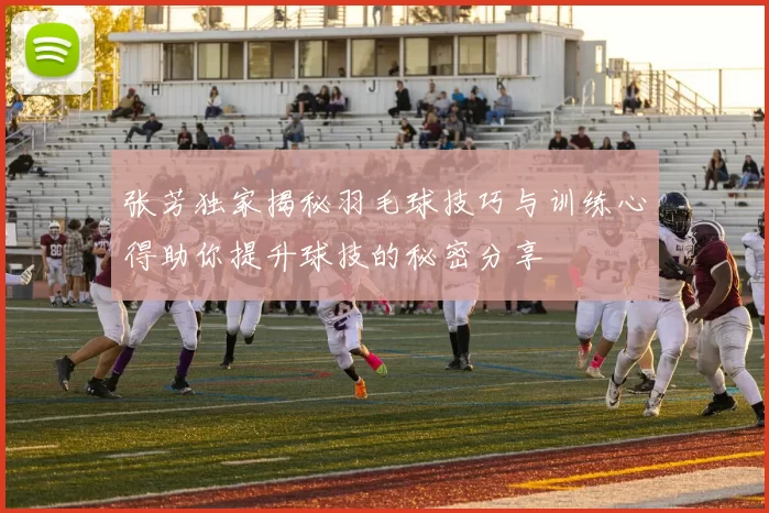 张芳独家揭秘羽毛球技巧与训练心得助你提升球技的秘密分享